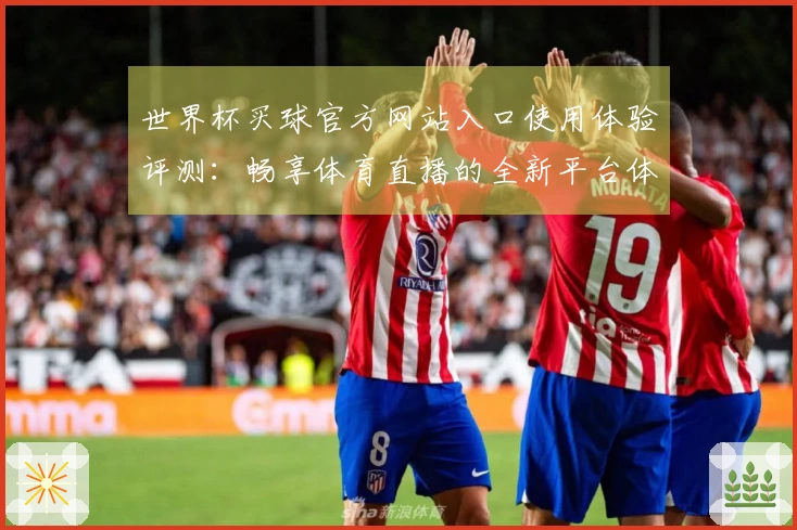 世界杯买球官方网站入口使用体验评测:畅享体育直播的全新平台体验